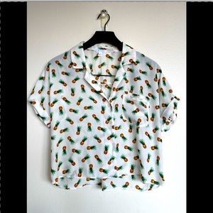 Abound Pineapple Print Top